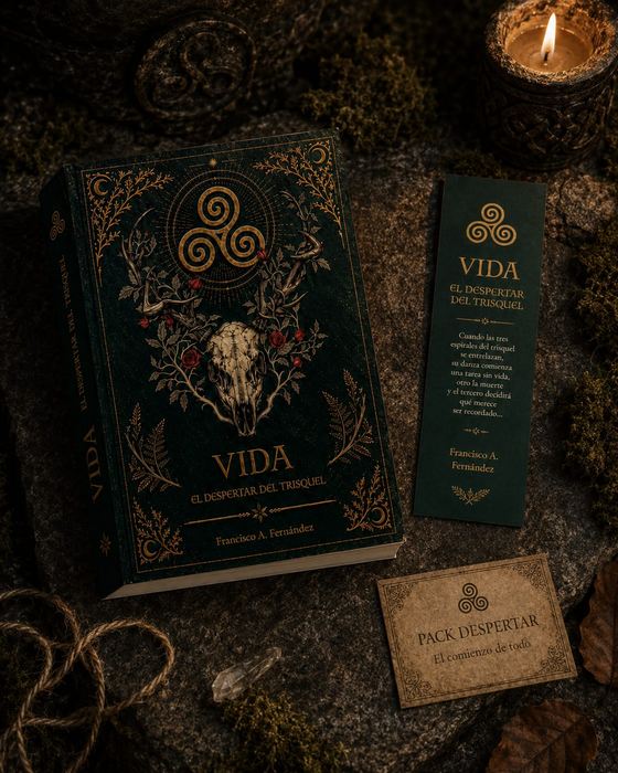Pack Despertar: la novela firmada y el marcapáginas oficial